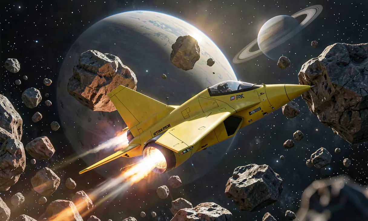 Arwing (Yellow)